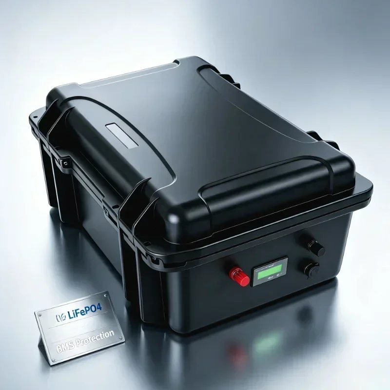 72V 100~130Ah LiFePO4 Power Storage Cabinet, Integrated Smart BMS, Long-Cycle Rechargeable Power Source for Mobile Equipment
