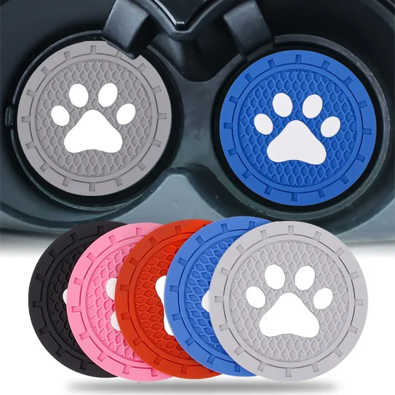 Автомобильная задняя панель с нескользящей силиконовой подставкой и рисунком кошачьей лапы