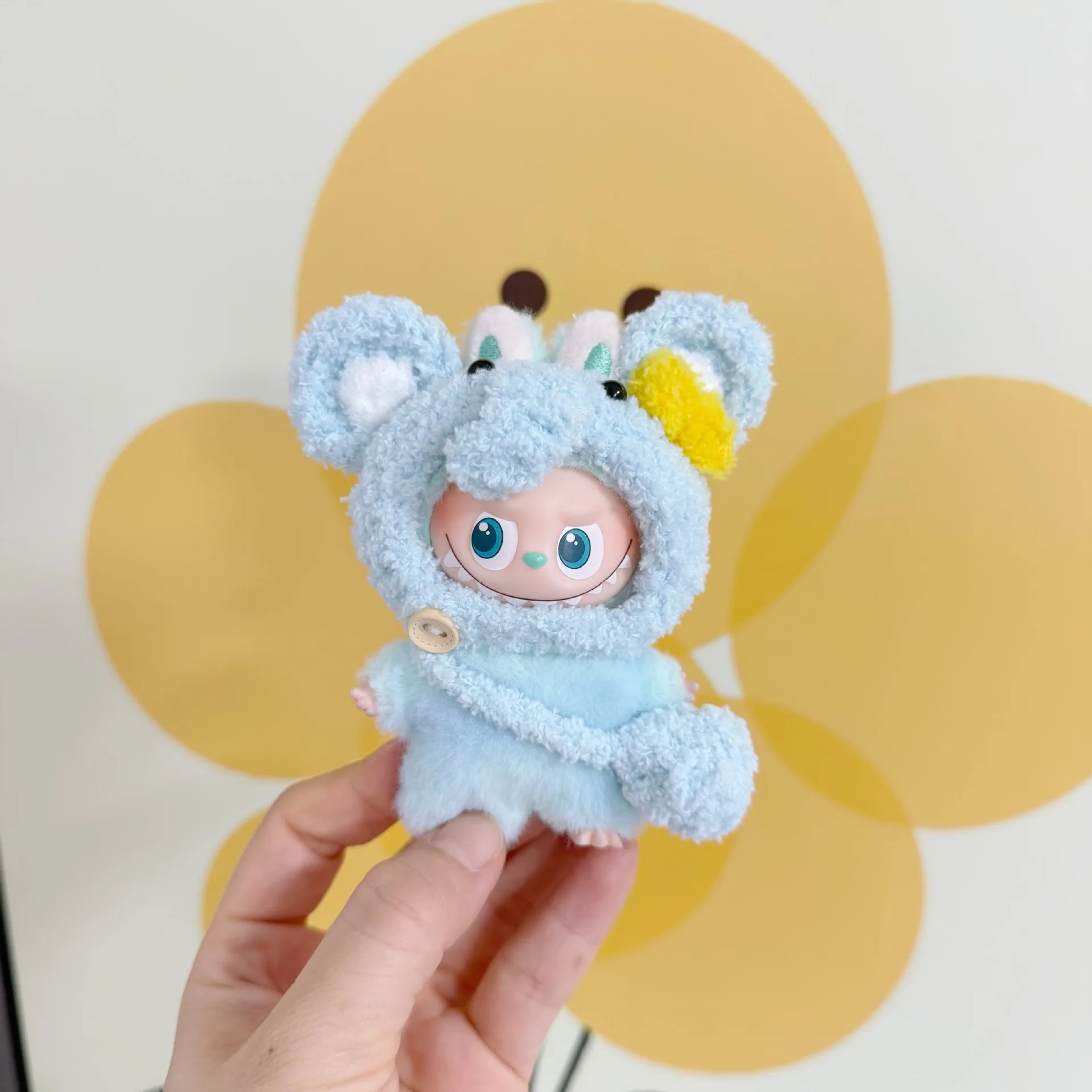 4.0 نسخة صغيرة من غيج الأنف الصغير للجيل الرابع صندوق أعمى رمز القلب LABUBU حقيبة قبعة الفيل المصنوعة يدويًا #4