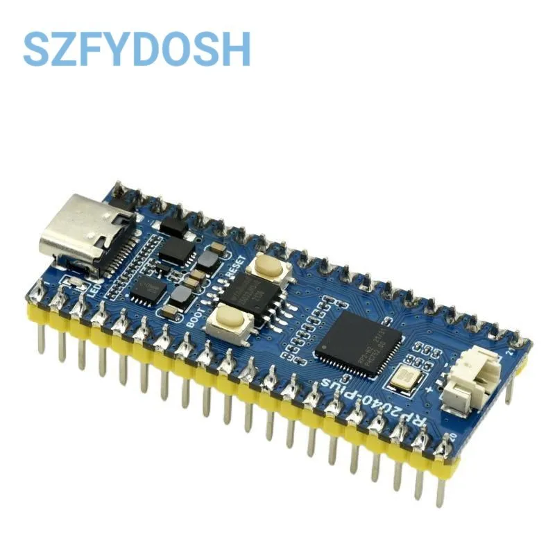 RP2040 Plus Microcontroller Dual Core ARM Cortex M0+ CPU For Raspberry Pi Pico Weld The Pin 133Mhz Module With 0.96 Inch LCD