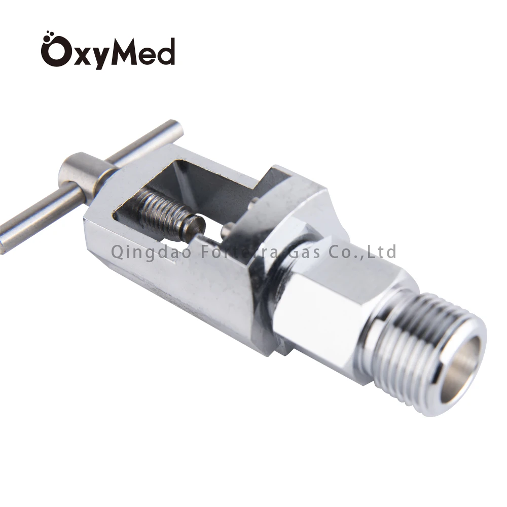 Medical Pin Index Valve Connectors Oxygen Cylinder Transfill Adaptor Cga540 To Cga870