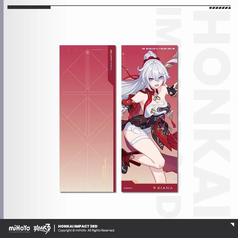 Official miHoYo Honkai Impact 3rd Volume Two Illustration series Laser Ticket Collection Card Anime Game Accessories