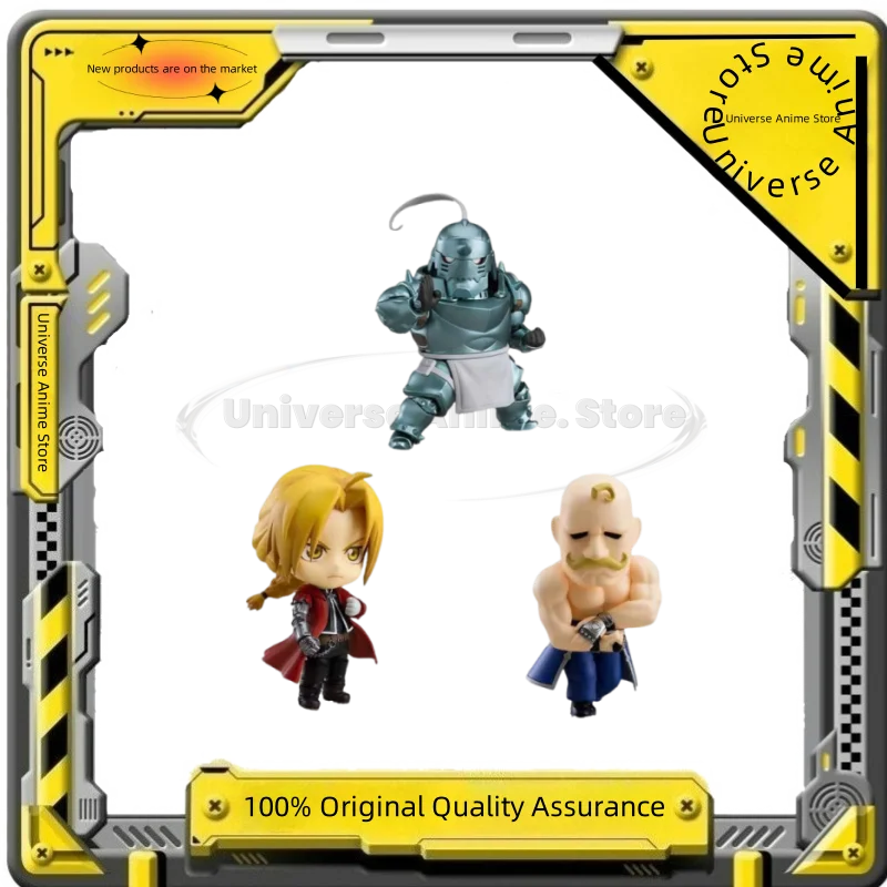 

In Stock Original Genuine GSC 796 Alphonse Elric 788 Edward Elric Alex Louis Armstrong Authentic Model Animation Character Toy