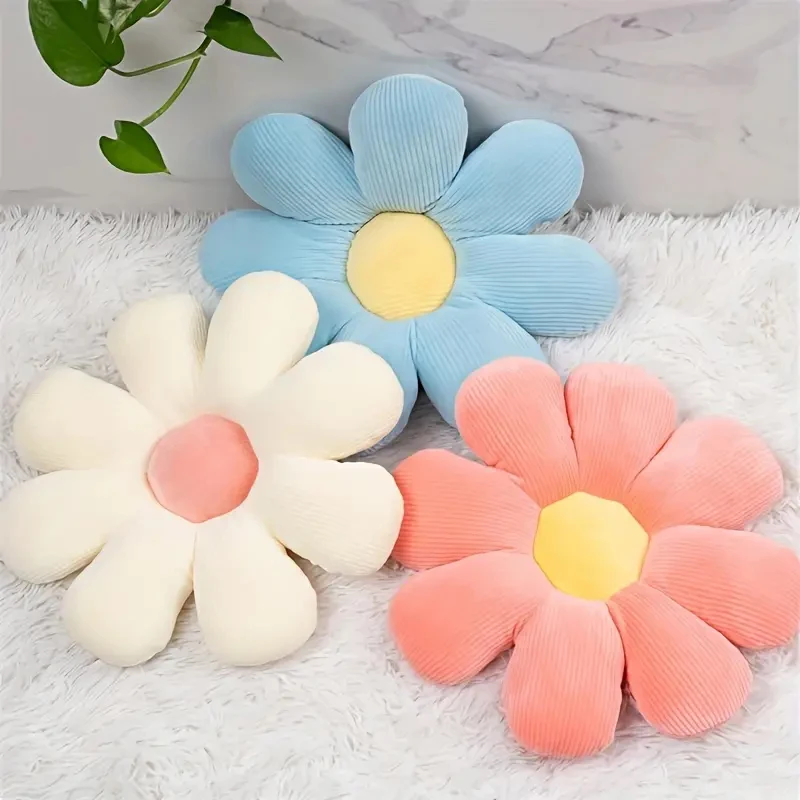 1pc  soft and comfortable floral pattern pillow cushion, suitable for bedroom, dormitory, and home decoration