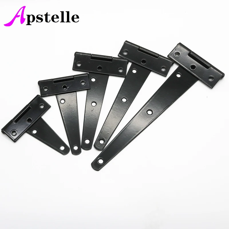 Apstelle 1 шт. 4/5/6/8 дюймов, железная петля, петля для шкафа, садовый сарай, деревянные дверные ворота для коридора, дверная мебель