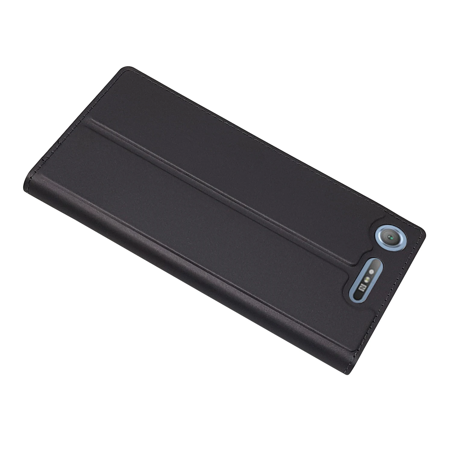 Matte Wallet Case Flip Cover Case for Sony Xperia XZ1 / XZ1 Compact Magnetic adsorption phone case business style