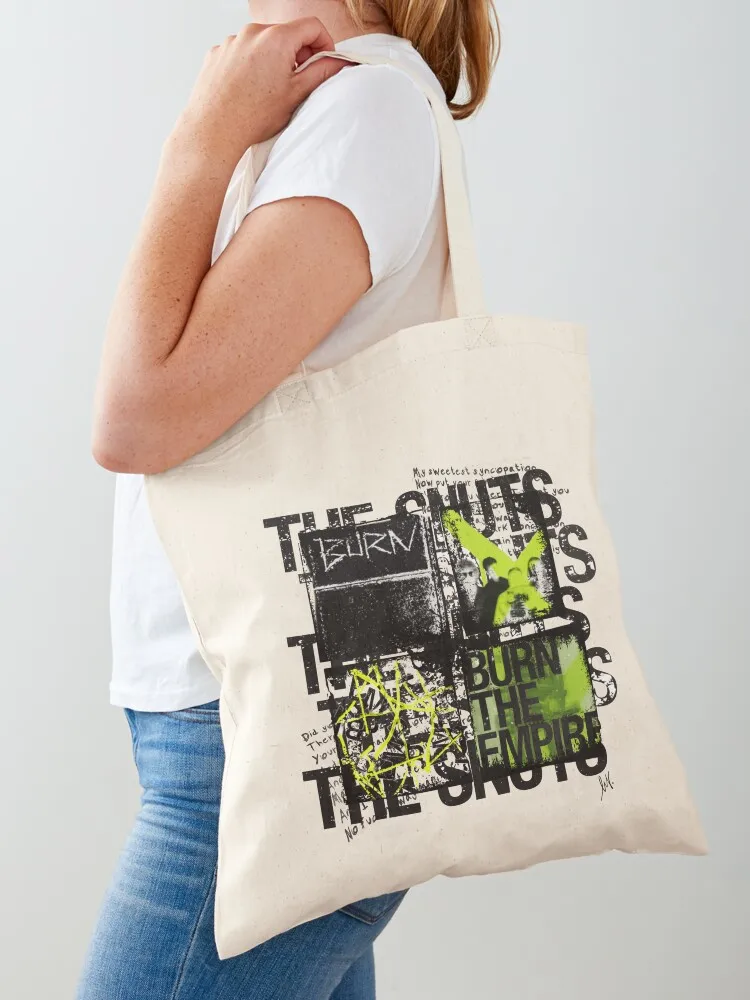 

The Snuts - Burn The Empire Tote Bag Cloth bag tote bag woman personalized tote