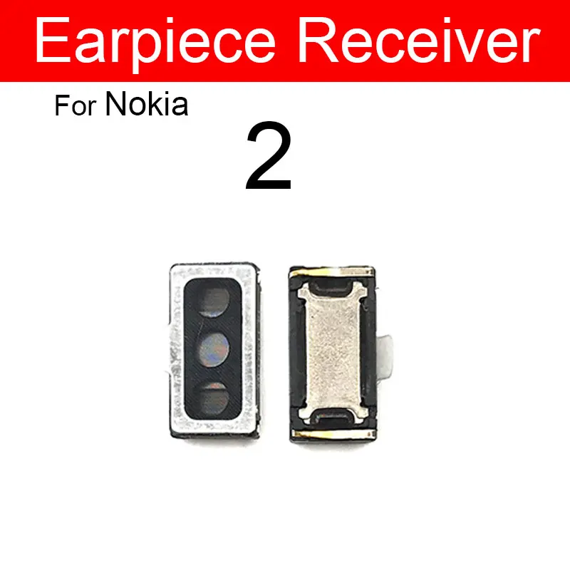 2pcs Earpiece Speaker Ear Speaker For Nokia 2 2.1 3 3.1 5 5.1 6 6.1 7 7.1 8 Plus Sirocco X3 X5 X7 Speaker Receiver Repair Parts