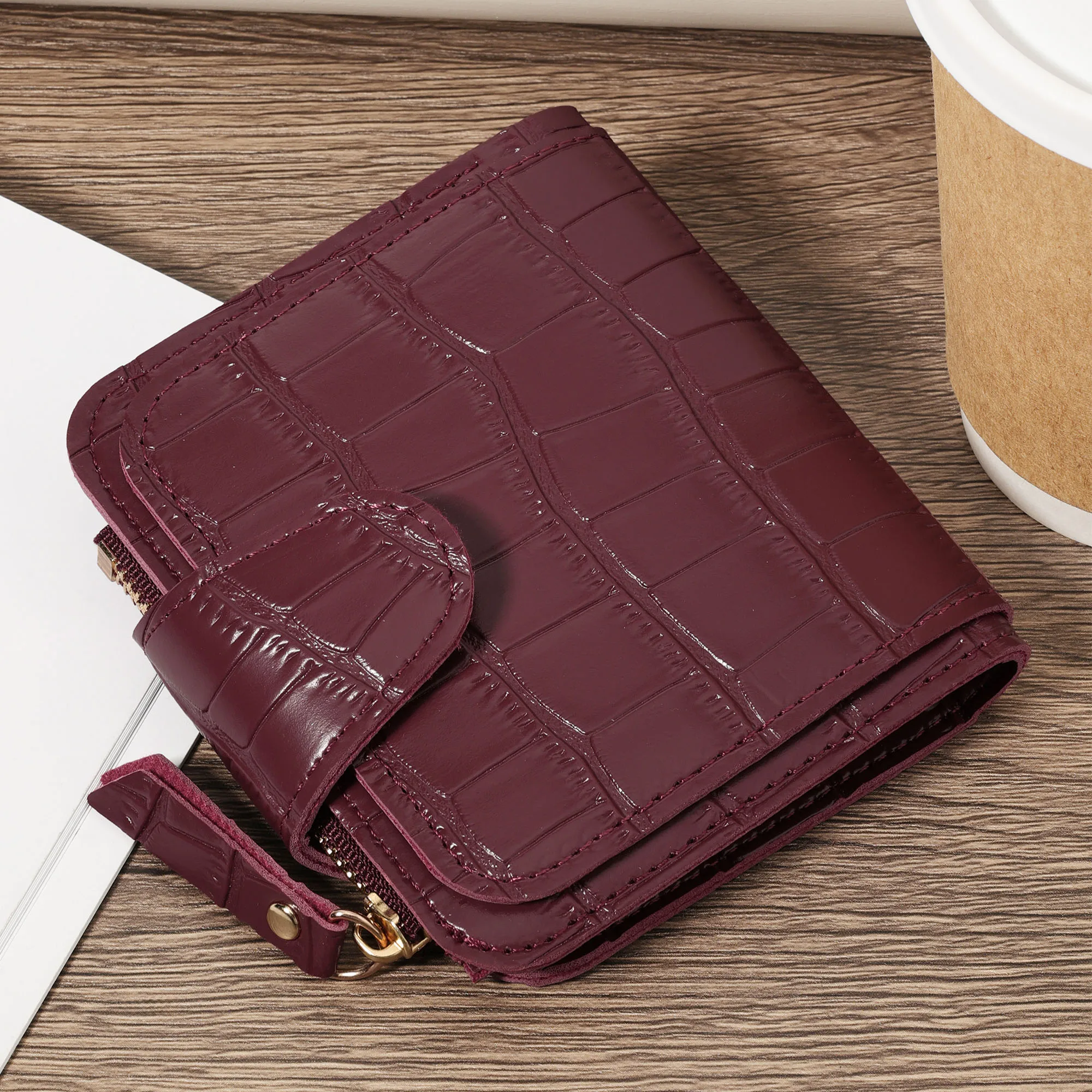 New minimalist card holder ultra-thin, fashionable zipper around coin wallet, school dormitory and back to school supplies bag