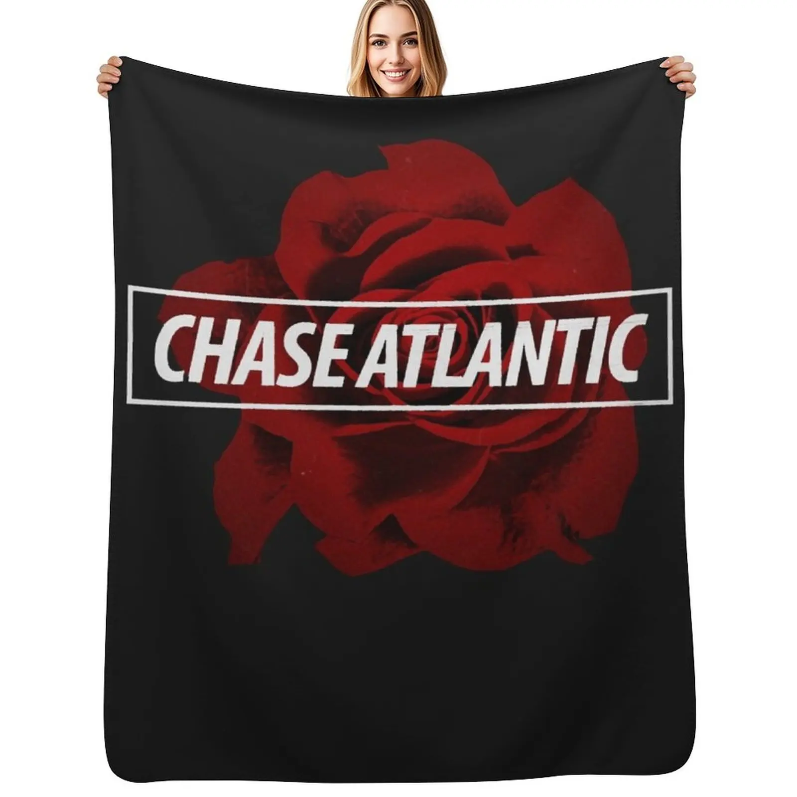 

Chase atlantic rose logo classic t shirt Throw Blanket Sofa Quilt valentine gift ideas bed plaid Luxury Blankets