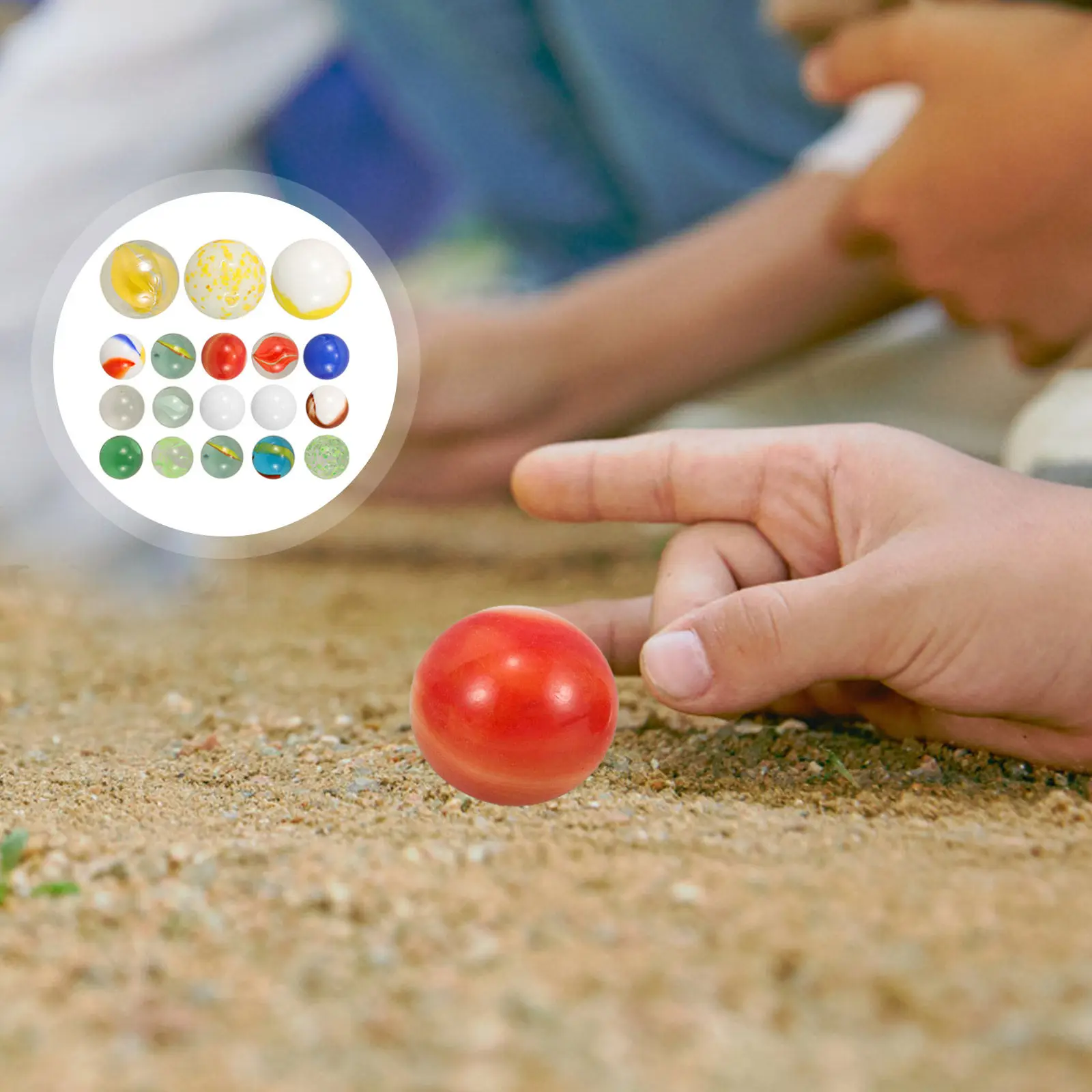 

60Pcs Eye Catching Colorful Glass Marbles Polished Round Marbles for Board Games Aquarium Landscaping Desktop Decor Craft