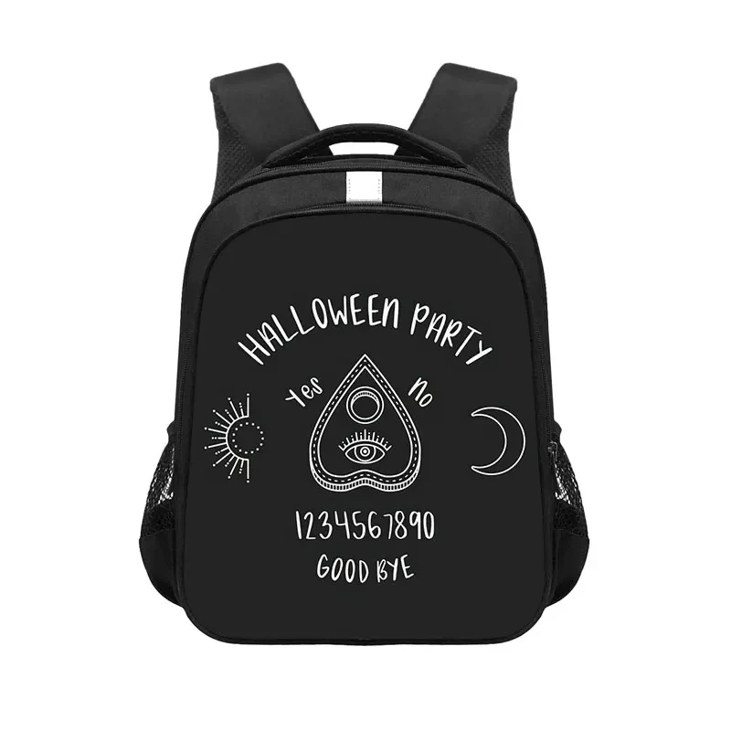 Sac à dos Spirit Board Ouija mesurost, sac à dos de sorcière, sac à dos chat noir, sac d'école pour enfants, sac de jour pour adolescent, sac à livres chauve-souris vampire