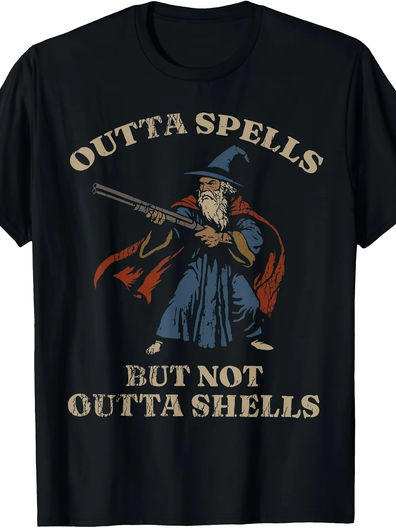 Magic Is Gone, But The Ammo Remains - Wizard Fantasy Meme T-Shirt, for Teenager, For Teenager