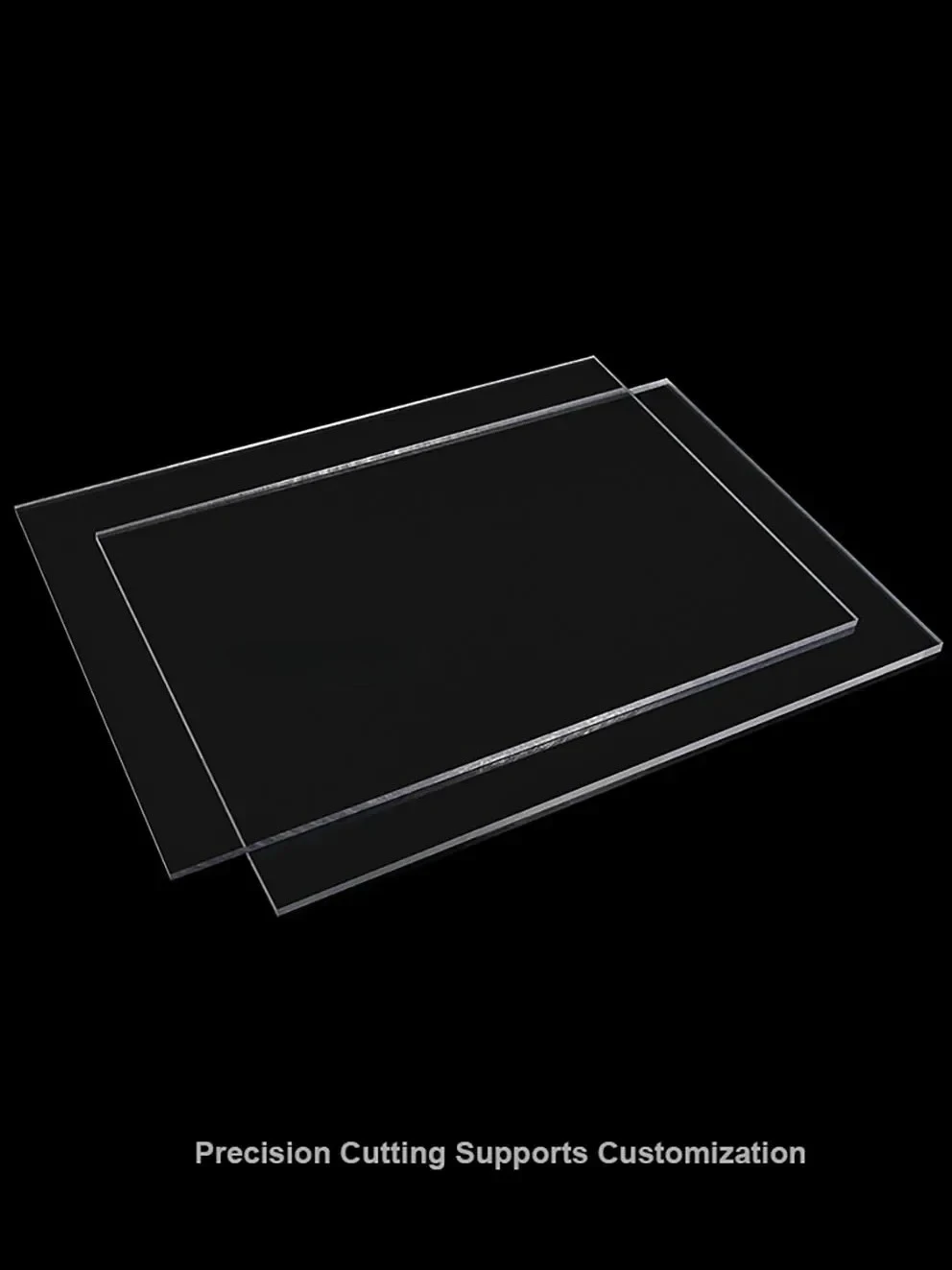 0.3‑10mm Thickness High Transparent PVC Plate Hard Plastic Sheet DIY Material 100x100 100x200 200x200 200x300 210x297mm