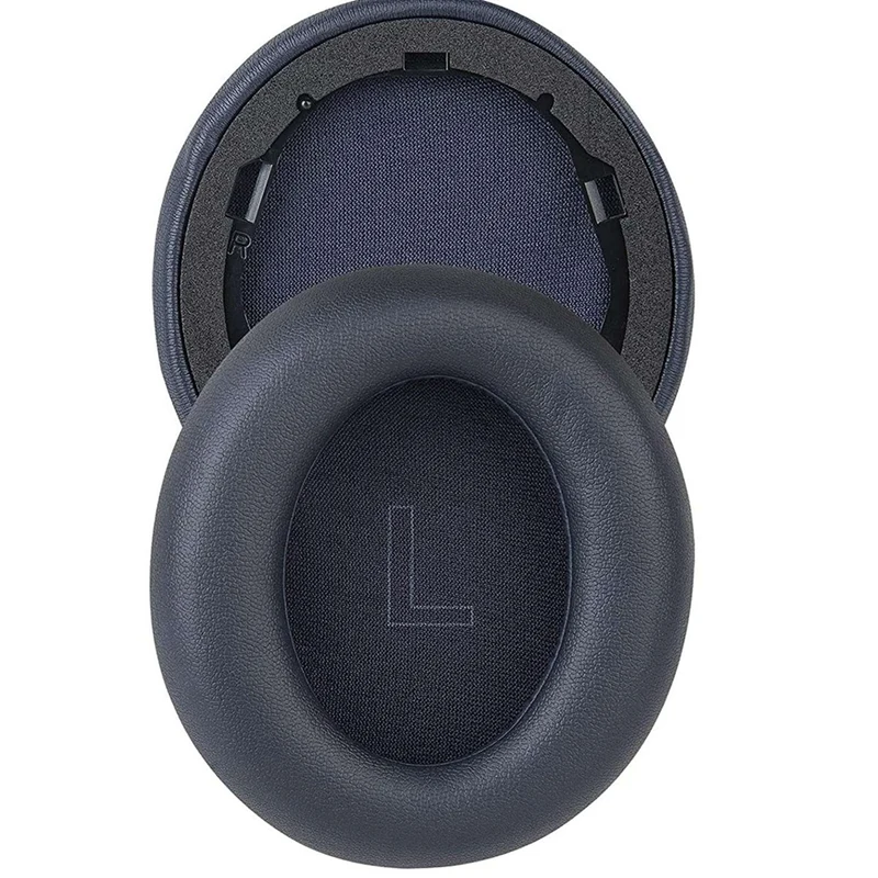 New 2X Replacement Ear Pads For Anker Soundcore Life Q30/Q35 Protein Leather Headphones Earpads(Blue)