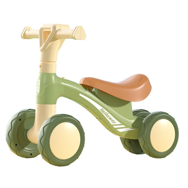 Summer outdoor sports children's balance bike 1-3 years old baby strollerfour-wheel sliding  footless walker toy birthday gift
