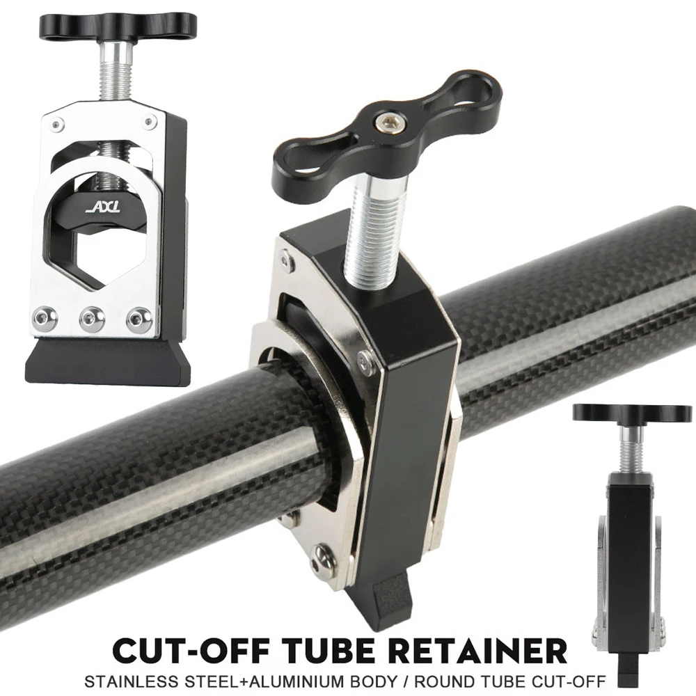Bicycle Steerer Bar Cutter Fixator Fork Tube Carbon Fibre Seatpost Saw Tool For Bike Fork Fix Tube Handlebar Seatpost Pipe Axi