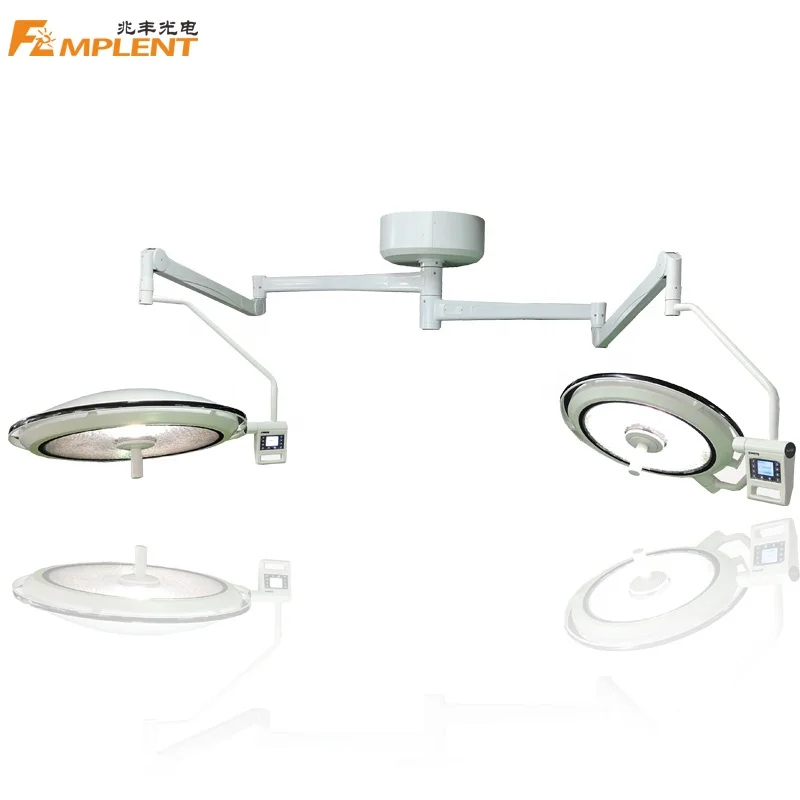 Mplent ZW-700/500E operation room light LED shadowless operating  light  Overall Double Dome Led Ceiling Surgical Light