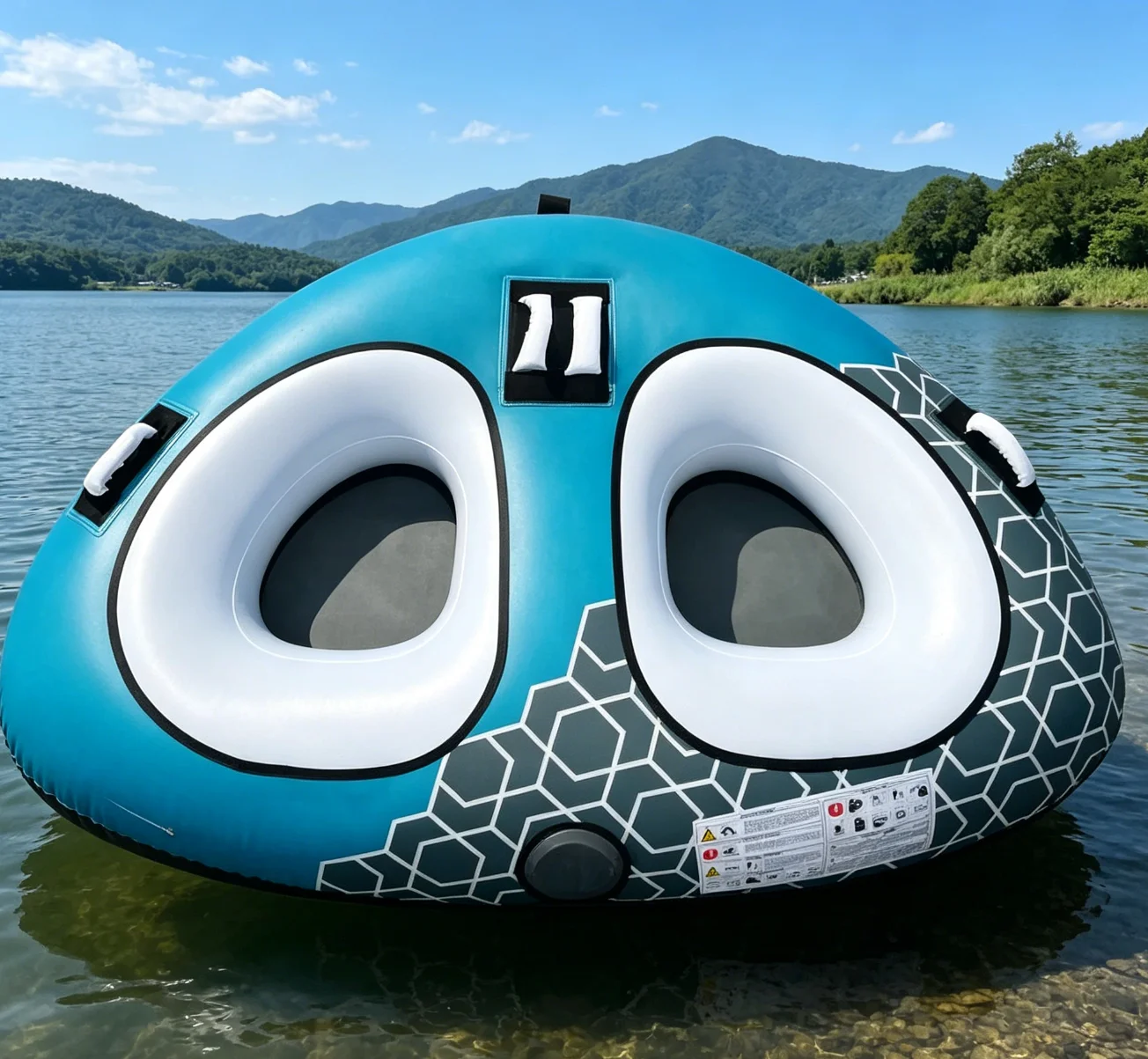 

Thickened PVC Inflatable Sofa & Water Ski Ring, Durable Inflatable Water Floats Factory Direct