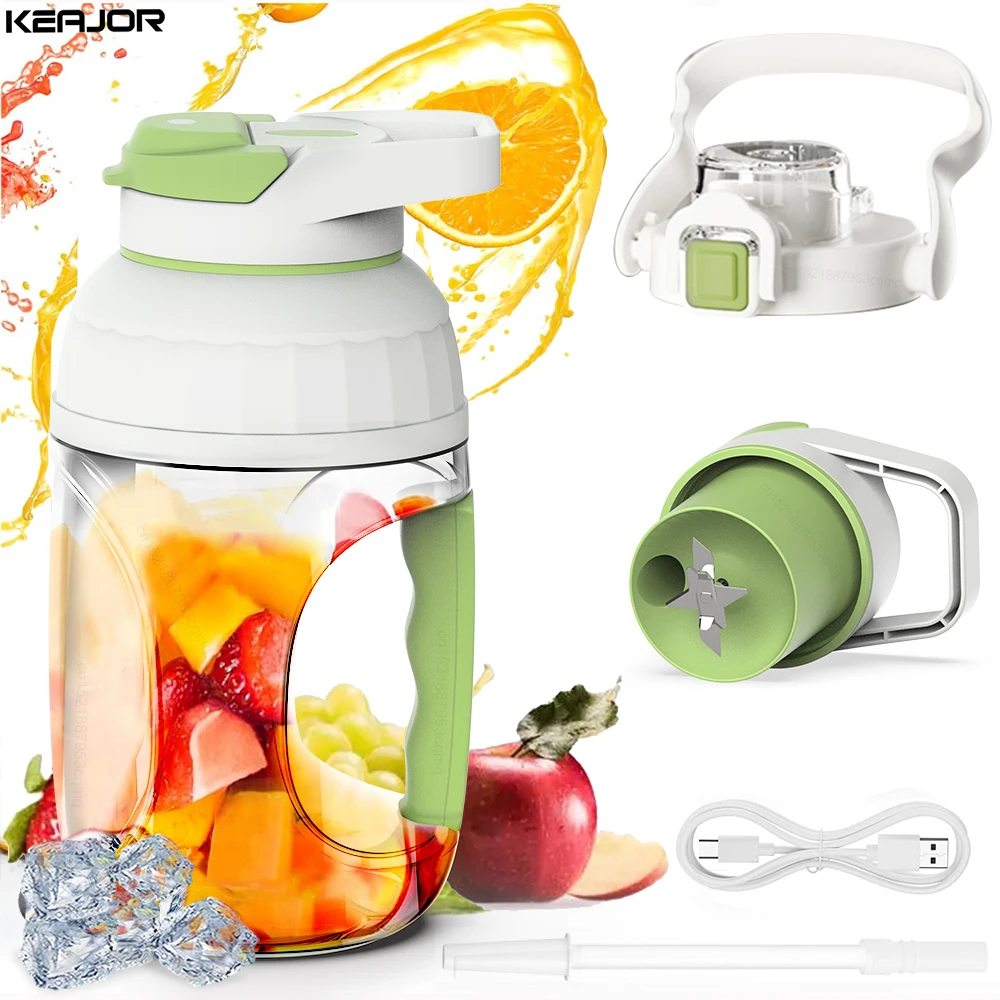 Przenośny Blender do Smoothie elektryczna sokowirówka USB do ładowania świeżego Blender do soku Blender koktajlowy o dużej pojemności