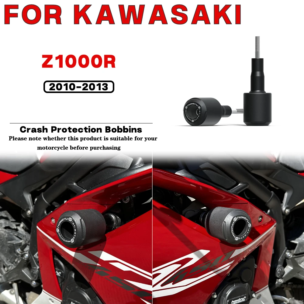 

For KAWASAKI Z1000R 2010 2011 2012 2013 Motorcycle Frame Crash Protection Sliders Falling Protector Kit Engine Protect Bobbins