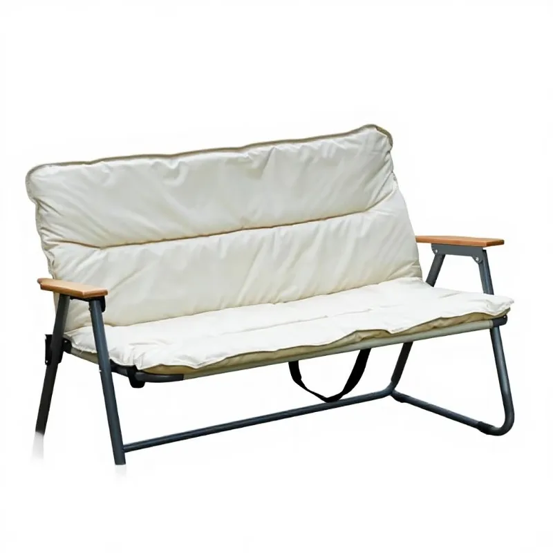 Outdoor camping folding chair beach lounger double leisure multifunctional backrest fishing chair Oxford cloth modern style