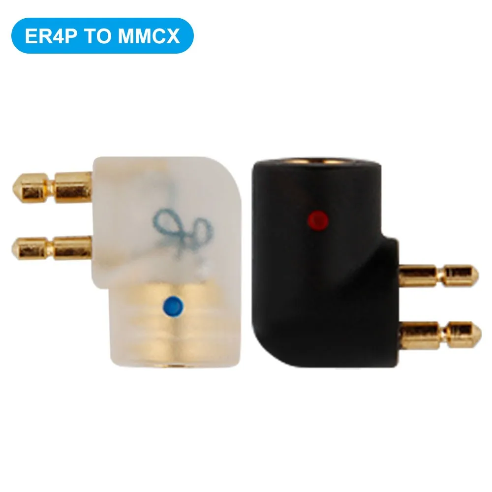 NEW Gold-plated MMCX Cable Connected to Etymotic ER4P ER4B ER4S ER4PT ER6I Earphone for Etymotic Series Earphone Audio Jack Adap