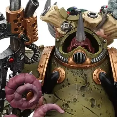【JOYTOY】40K Death Guard Deathshroud Terminator 2 с перчатками Manreaper и Plaguespurter, масштаб 1/18