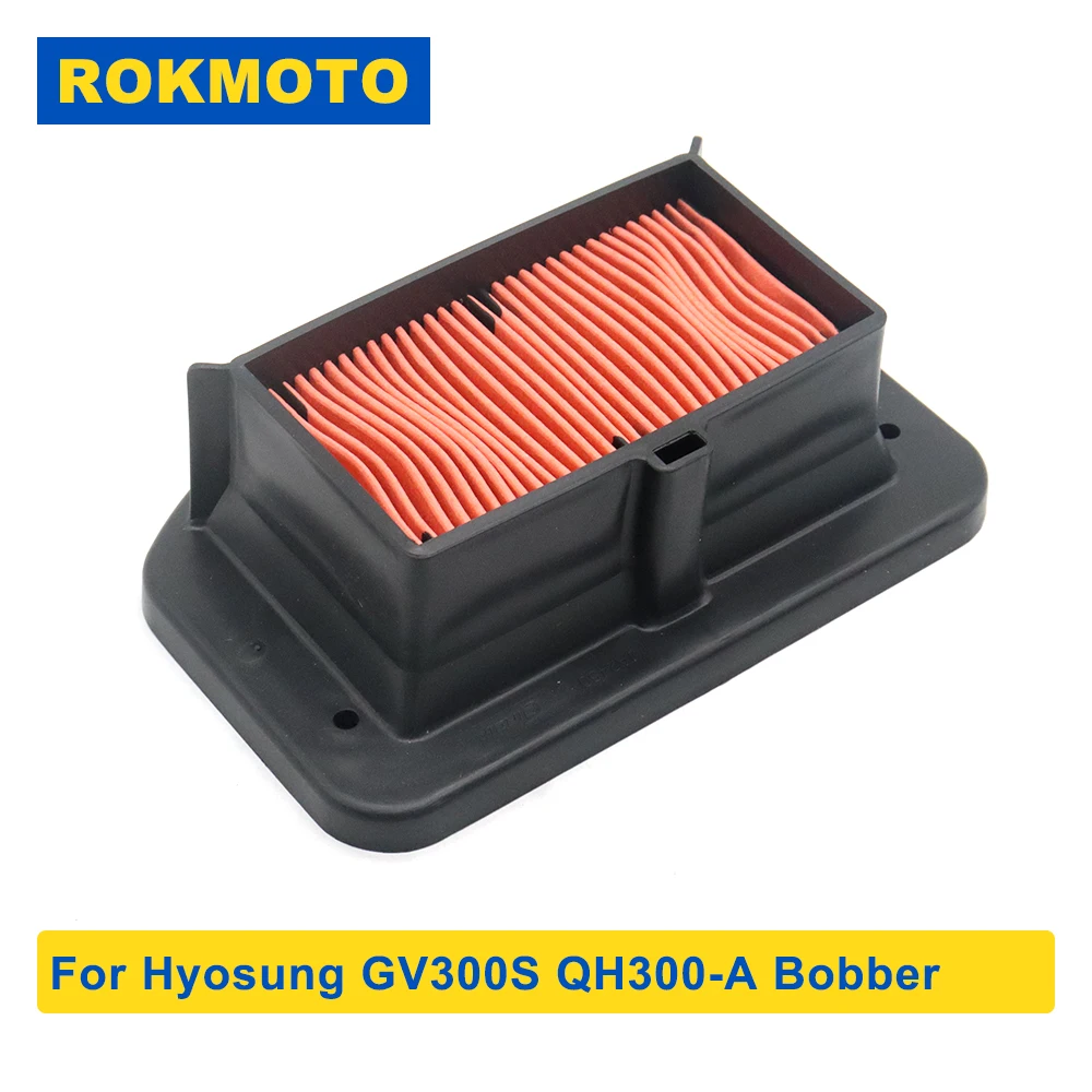 Motorcycle Accessories Air Filter Intake Cleaner Element Replacement For Hyosung GV300S QH300-A Bobber GV300 S QH300 A