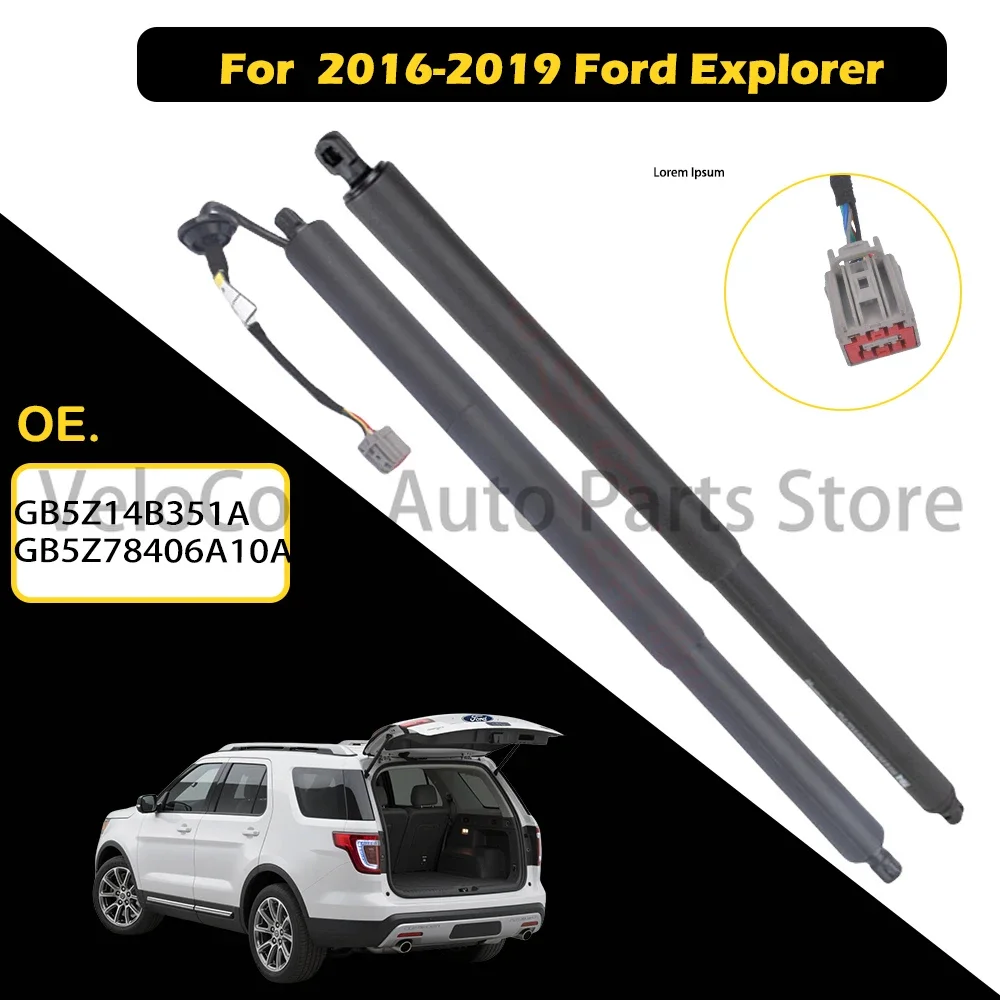 1pc or 2pcs Long-Lasting Electric Tailgate Gas Strut for Ford Explorer, OEM-Grade Trunk Support GB5Z14B351A GB5Z78406A10A