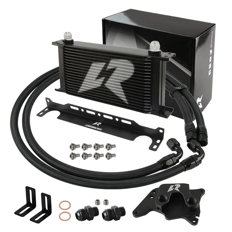 AN10 19 Row Oil Cooler Kit fit For  BMW Mini Cooper S R56  Turbo 1.6L 2006-2012 Black