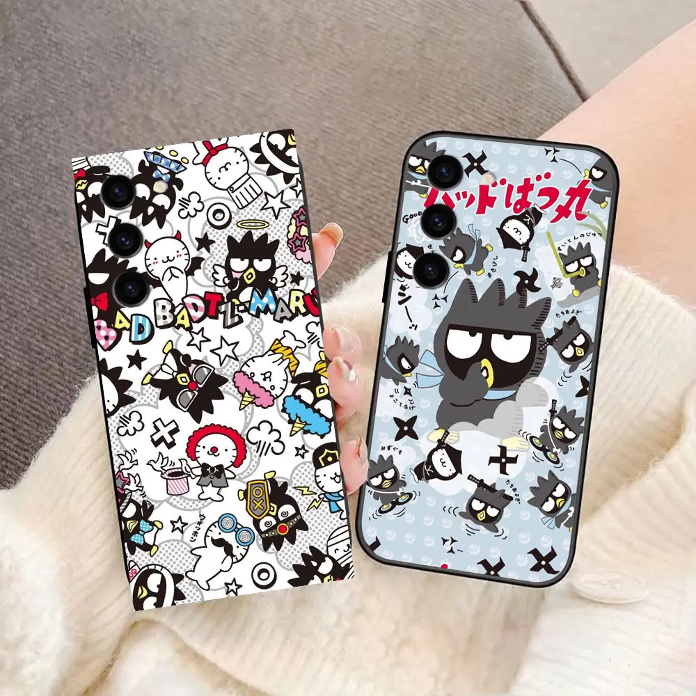 Cute Crow Cartoon B-Badtz Maru Phone Case For Samsung Galaxy S24 S23 S22 S21 S20 FE S10 S10E LITE PLUS ULTRA Case Funda Shell