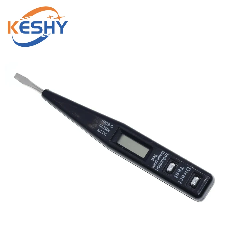 Electric Indicator Voltage Meter Digital Voltmeter 12V-250V Socket Wall AC/DC Power Outlet Detector Sensor Tester Pen