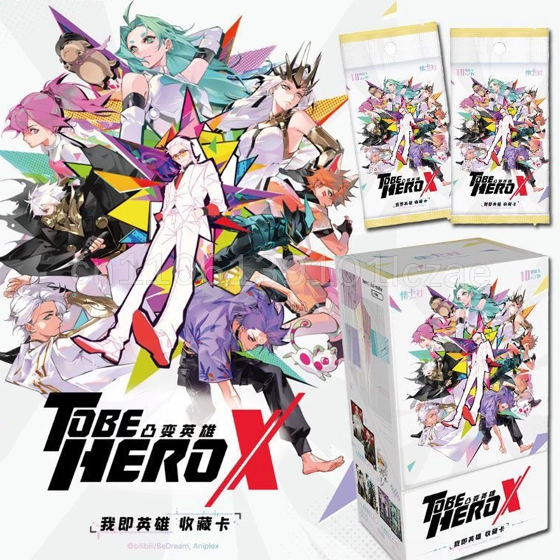 

TO BE HERO X Convex Hero TOBEHEROX Series Коллекционные карты «Что герой» Редкая коллекционная карточная игра Подарки на складе