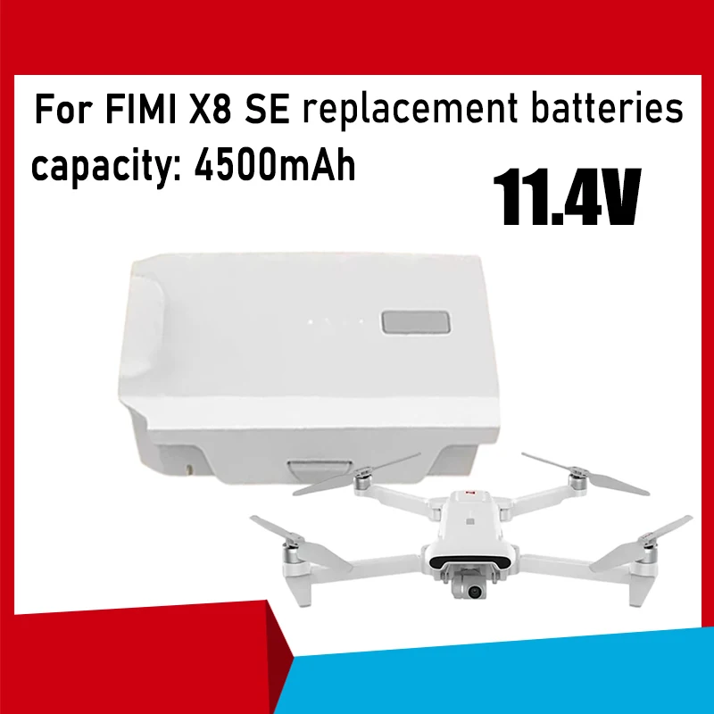 For FIMI X8 SE 2020 2022 V2 Remote Control Drone Battery Replacement