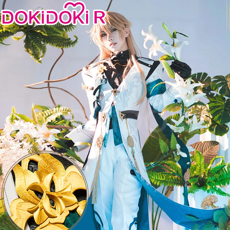 Luocha Cosplay Costume Game Honkai: Star Rail【XS-3XL】DokiDok-R Honkai Male Cosplay Luo Cha Costume Wig Plus Size