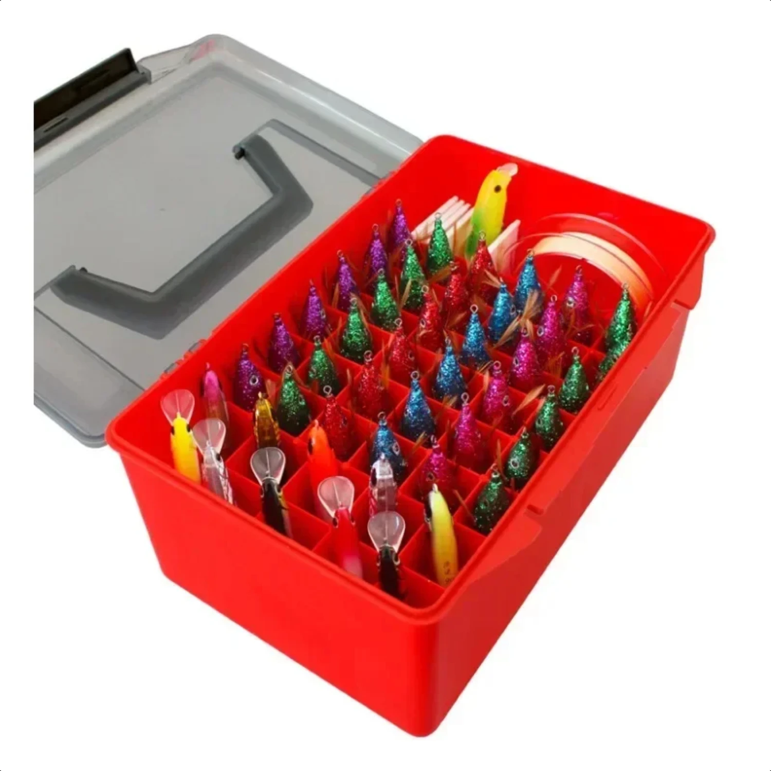 

Fishing Boxes Minnow Squid Jig Sea Egi Box Hard Bait Container Plastic Organizer Lure Tool Case Fishing Tackle