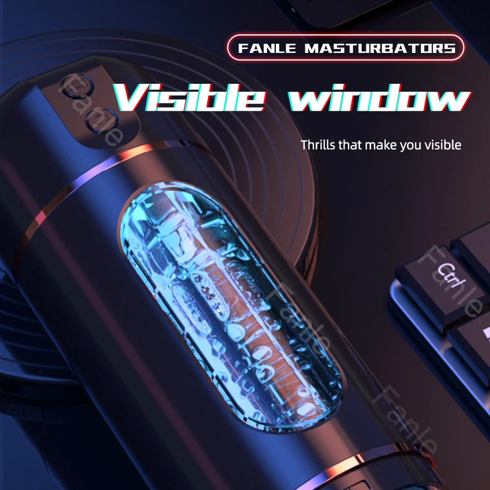 Male Automatic Masturbator Cup Powerful Vibration Vagina Control  Pocket Pussy Blowjob Penis Real For Men Adult Sex Machine Toy