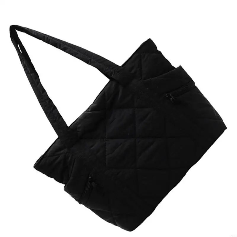 

Large Capacity Shoulder Bag Autumn Winter Underarm Bag Qulited Armpit Bag Students School Bag Casual Handbag for Woman 20CA