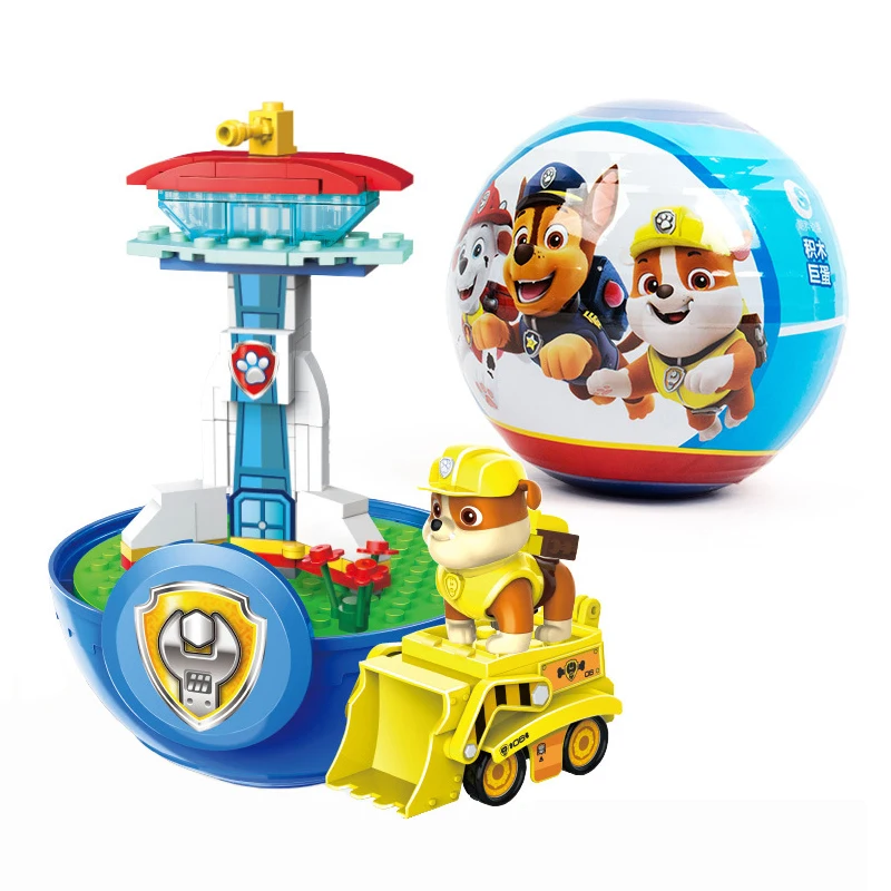 Paw Patrol Toy Big Twisted Egg Skye Watchtower Return Car Paw Patrol Anim Character Marshall Rubble Chase Kids Educational Gifts view 5
