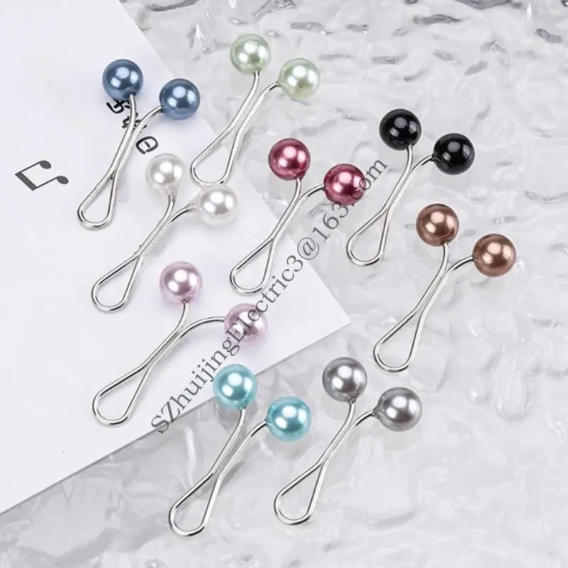 .D0lc Pin Hijab Set 9 clip sicurezza delle perle per sciarpa femminile e i gioielli per il velo per sciarpa e il