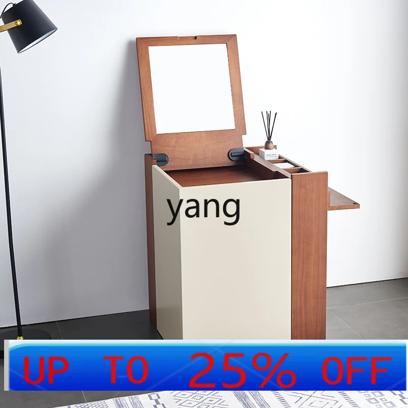 

Lmm light luxury dresser storage cabinet integrated modern simple bedroom flip makeup table