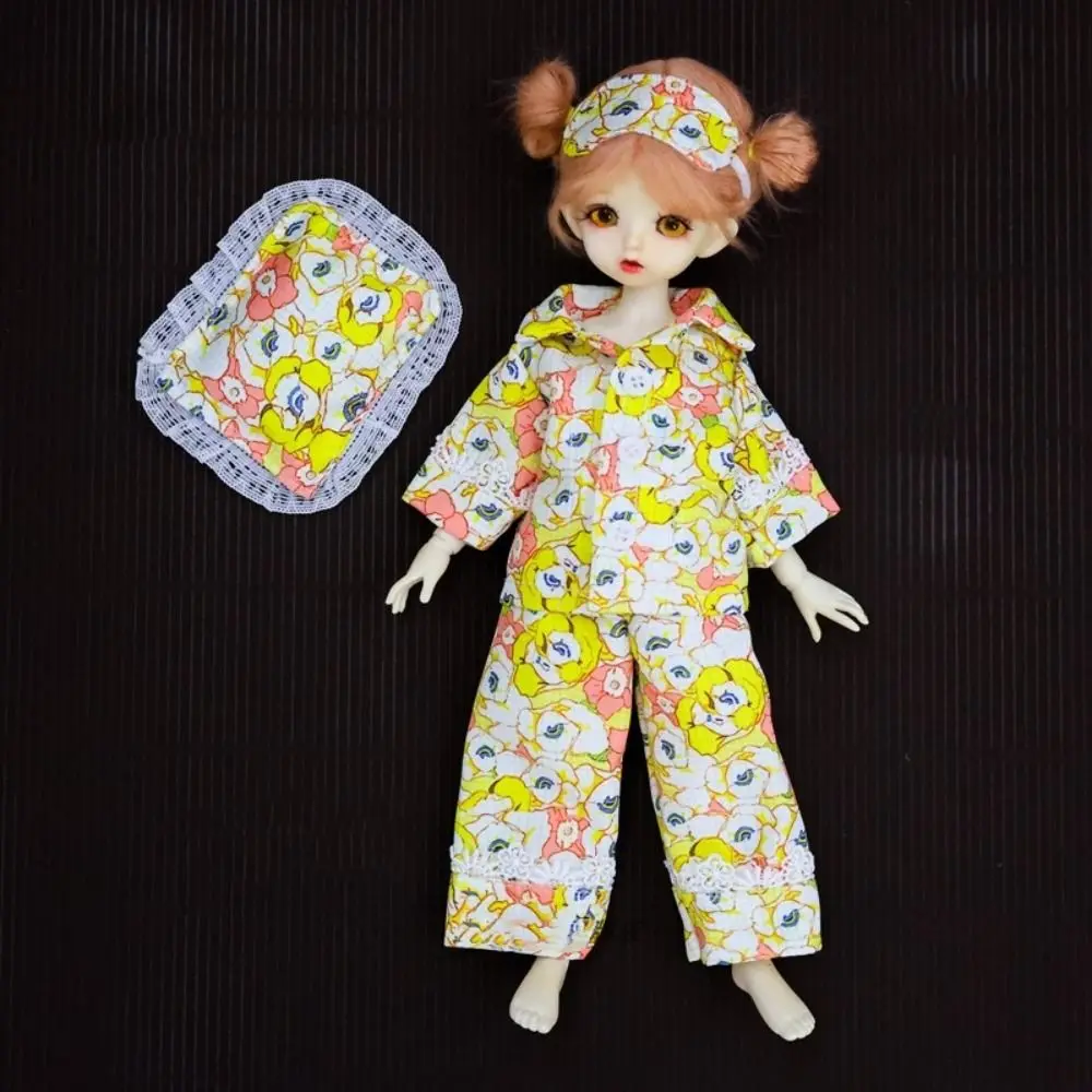 Gestreepte 30 cm pop pyjama vrijetijdskleding aankleden pop slaap kleding handgemaakte homewear BJD poppenkleertjes foto rekwisieten