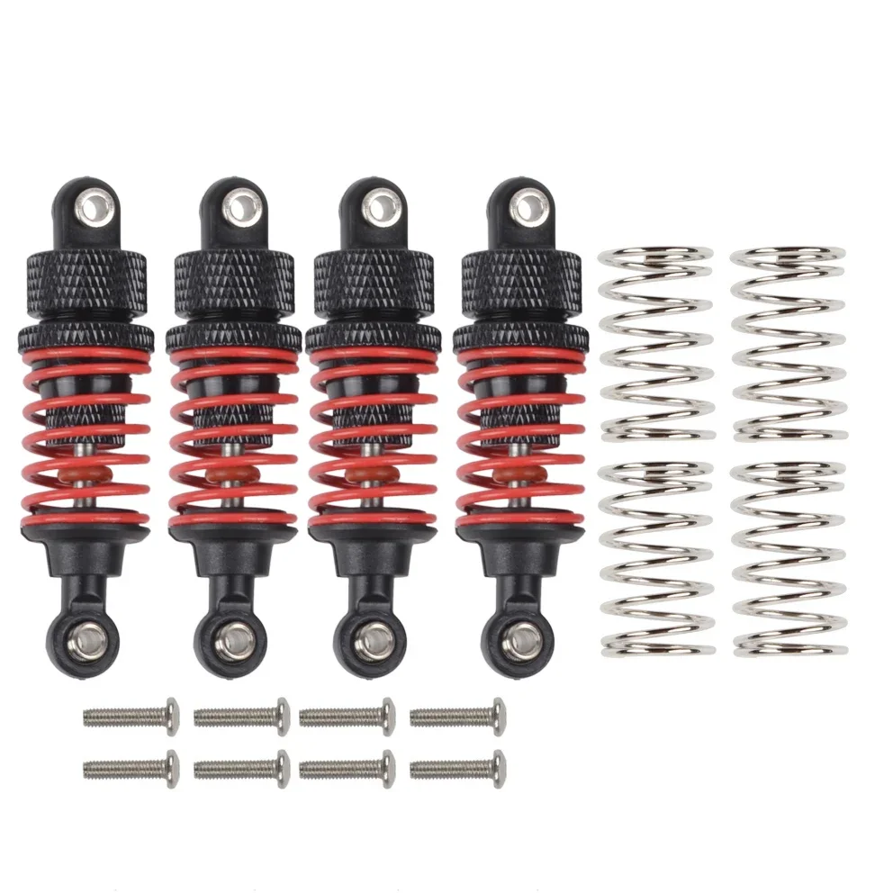 4PCS Aluminium Oil Shock Absorber Damper for Tamiya TT-02 TA05 TL-01 MF-01X HPI Kyosho Redcat 1/10 RC Car Upgrade Parts