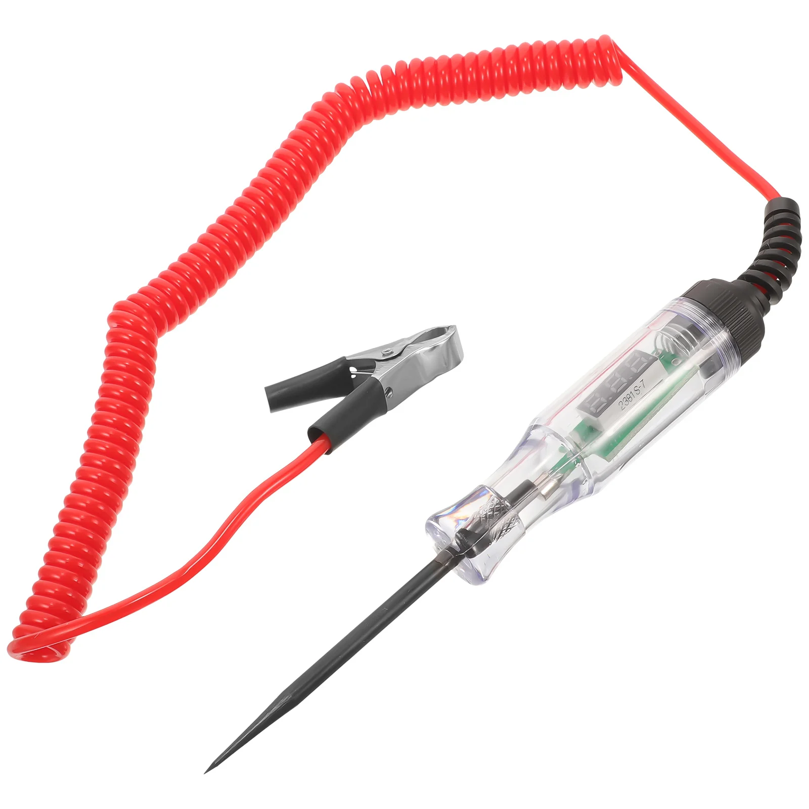 جهاز قياس الجهد الكهربائي الرقمي القلم سلك الربيع جهاز فحص الدائرة الكهربائية للسيارة #3