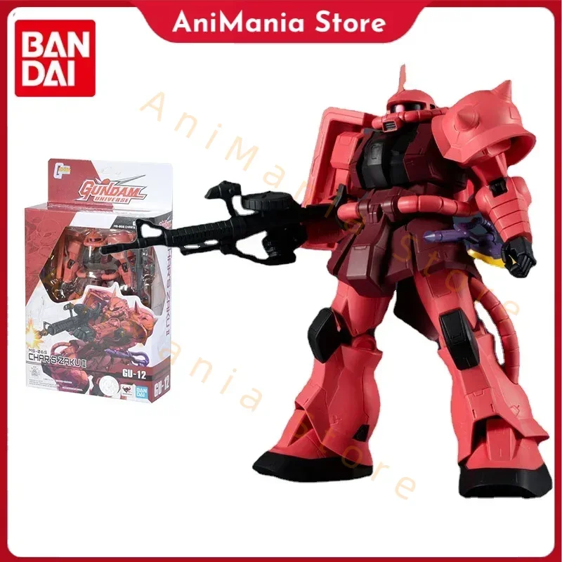 

Bandai Gundam Model Kit Anime Figure MS-06S-CA Char's Zaku 2 Genuine Gunpla Finished Model Action Toy Figure Toys for Children