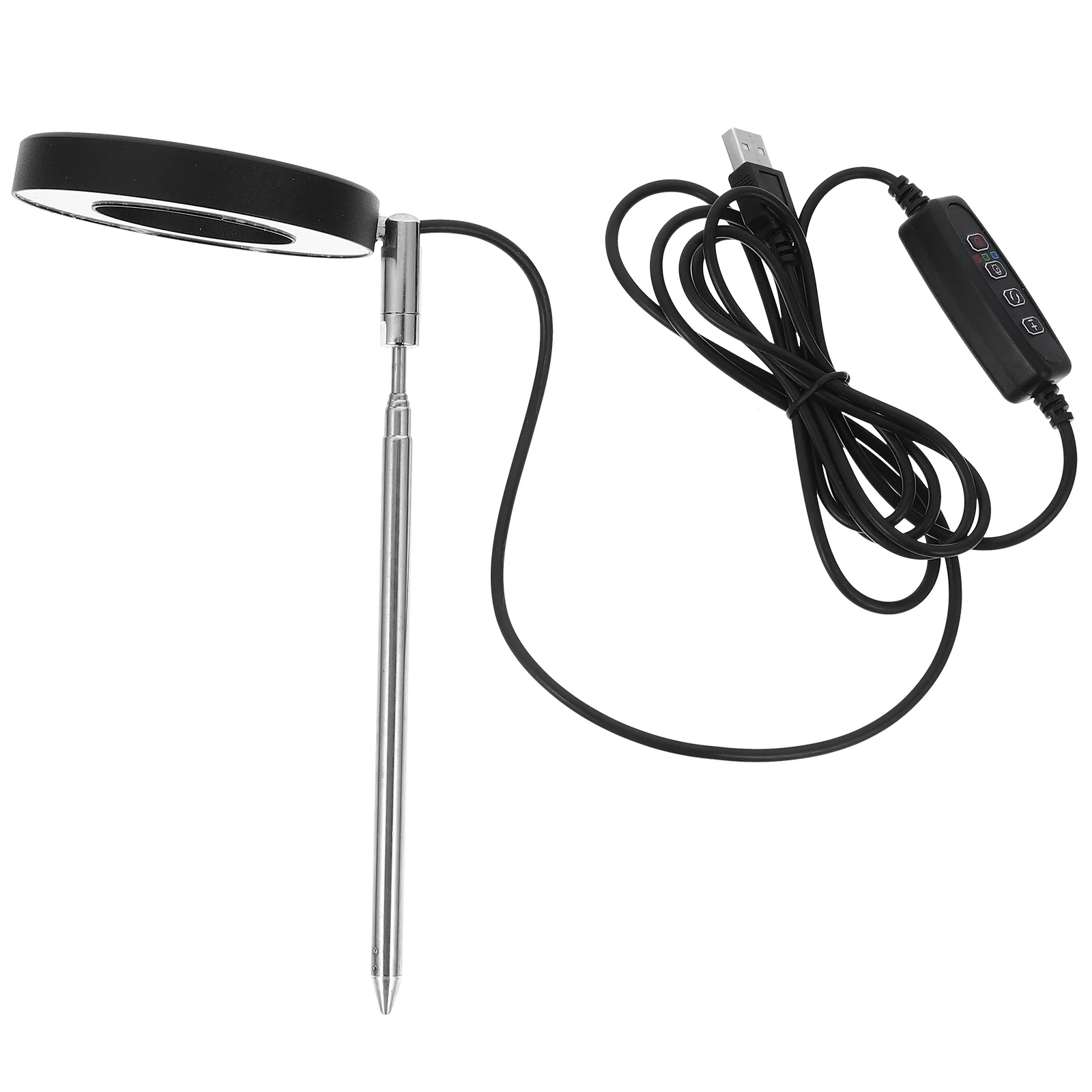 LED Grow Light 3.5 Inch 5W Black Full Red Blue Plant Lamp Adjustable Timer Low Power Indoor Plants Grow