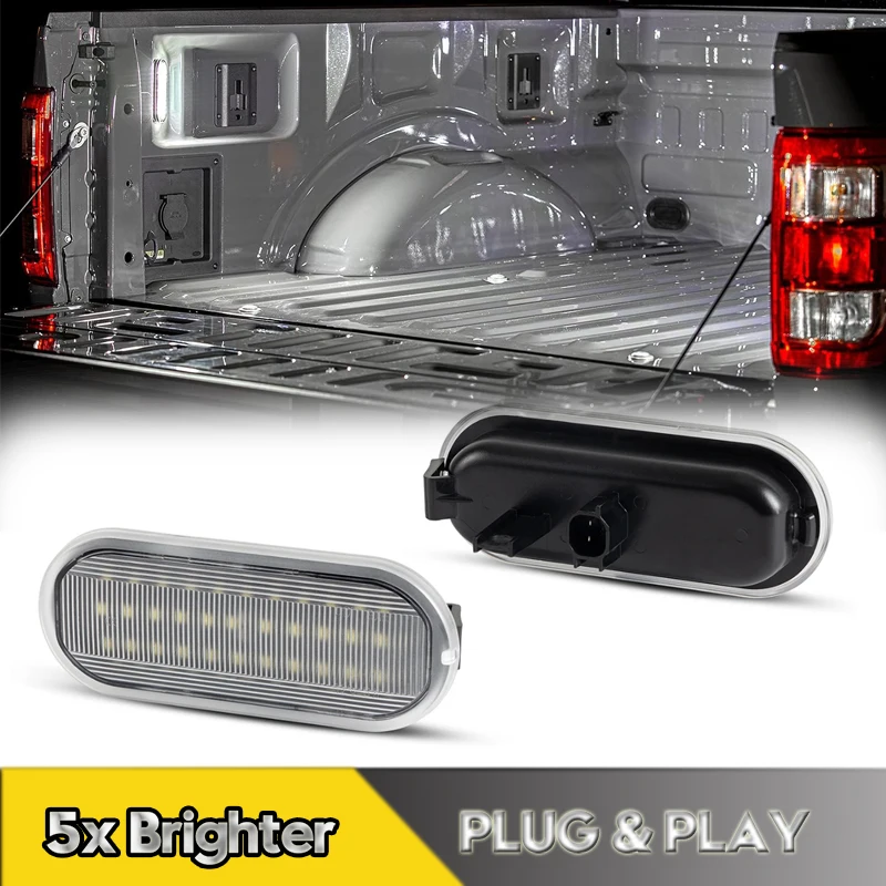 

2Pcs LED Pickup Truck Bed Lights Cargo Trunk Lamps For Ford F-150 2015-2023 F-250 F-350 F-450 Super Duty Raptpl 2017-2023 Canbus