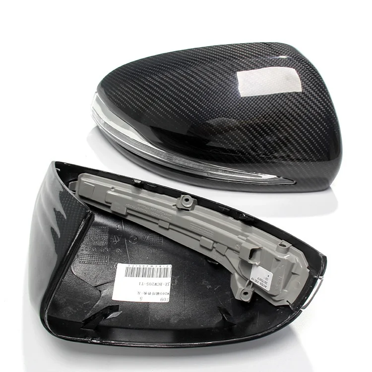 Carbon Fiber Replacement Rearview Mirror Shell  Protective Cover Housing for Mercedes-Benz W205 CLS GLC GLA GLB Class