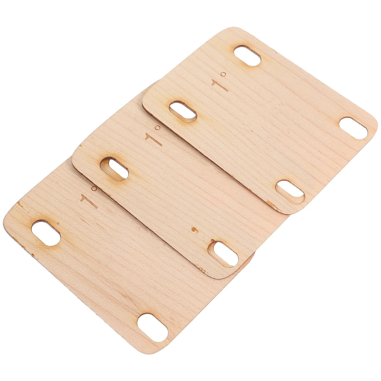 

3Pcs Guitar Neck Shims Wooden Durable Replacement Repair Parts Improve Sound Quality Professional Guitar Neck Spacer